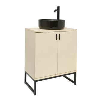 Koupelnová skříňka s umyvadlem Ceramia Easy 60x73x36 cm jasmín mat EASYUMDB7