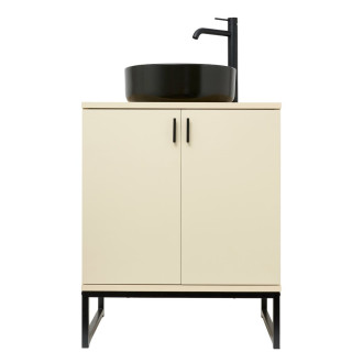 Koupelnová skříňka s umyvadlem Ceramia Easy 60x73x36 cm jasmín mat EASYUMDB7