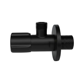 Rohový ventil 02  1/2" x 3/8" Black