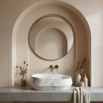 Umyvadlo na desku Zoe Dune