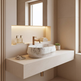 Umyvadlo na desku Zoe Dune