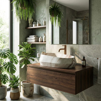 Umyvadlo na desku Zoe Travo