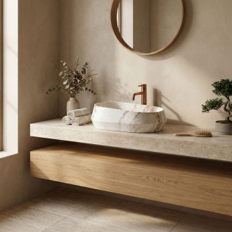 Umyvadlo na desku Zoe Travo