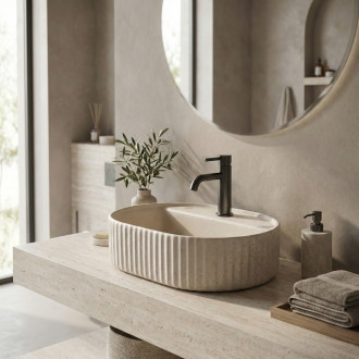 REA Umyvadlo na desku Marcela 50 Vanilla REA-U3516