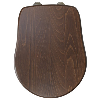 RETRO WC sedátko, ořech/bronz 109340