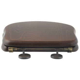 RETRO WC sedátko, ořech/bronz 109340