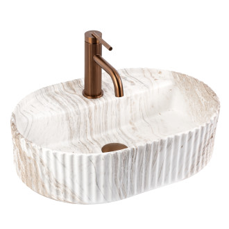 REA Umyvadlo na desku Marcela 50 Vanilla REA-U3514