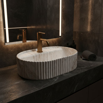 REA Umyvadlo na desku Marcela 50 Vanilla REA-U3514