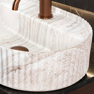 REA Umyvadlo na desku Marcela 50 Vanilla REA-U3514