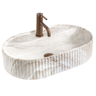 REA Umyvadlo na desku Marcela 60 Vanilla REA-U3517