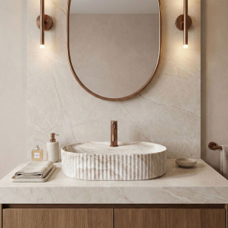 REA Umyvadlo na desku Marcela 60 Vanilla REA-U3517