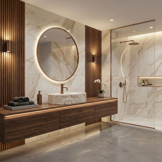 REA Umyvadlo na desku Marcela 60 Vanilla REA-U3517