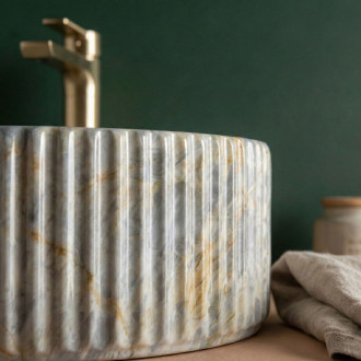 REA Umyvadlo na desku Marcela 60 Ruststone REA-U3518