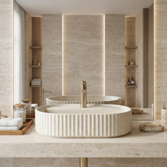 REA Umyvadlo na desku Marcela 60 Vanilla REA-U3520