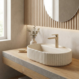 REA Umyvadlo na desku Marcela 60 Vanilla REA-U3520