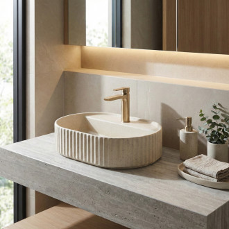 REA Umyvadlo na desku Marcela 60 Vanilla REA-U3520