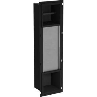 Mexen X-Wall-BP uchwyt na papier toaletowy z magazynkiem, czarny - 1974