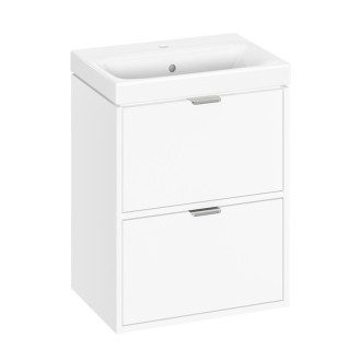 Skříňka Cersanit Atrato 50 s umyvadlem, bílá, set C637, S4007-001
