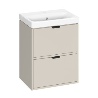 Skříňka Cersanit Atrato 50 s umyvadlem, kašmír, set C639, S4007-002