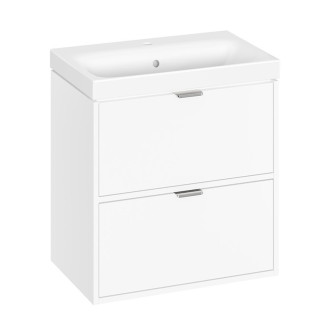 Skříňka Cersanit Atrato 60 s umyvadlem, bílá, set C640, S4007-003