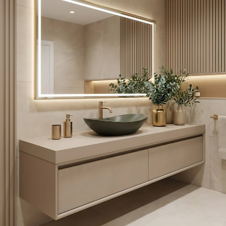 REA ROYAL Olive Matt Umyvadlo na desku REA-U6372