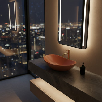 REA Umyvadlo na desku ROYAL Cinnamon  Matt REA-U3530