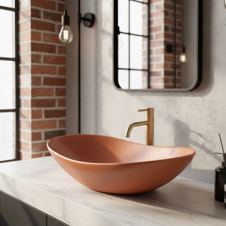 REA Umyvadlo na desku ROYAL Cinnamon  Matt REA-U3530