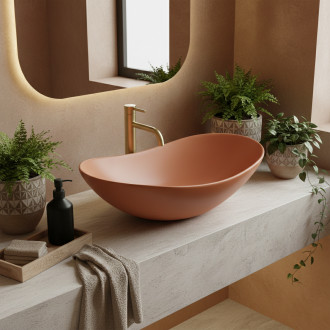 REA Umyvadlo na desku ROYAL Cinnamon  Matt REA-U3530