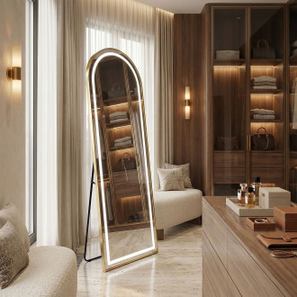 Zrcadlo LED Orbit 60x170cm Brush Gold