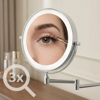 REA Zrcadlo LED Glow Chrome HOM-70003