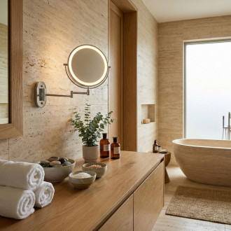 REA Zrcadlo LED Glow Chrome HOM-70003