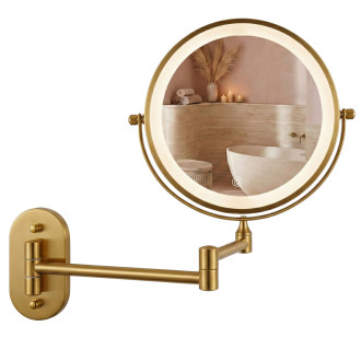 REA Zrcadlo LED Glow Old Gold HOM-70001