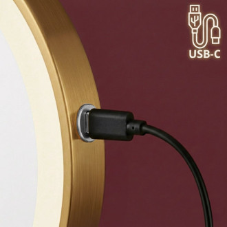 REA Zrcadlo LED Glow Old Gold HOM-70001