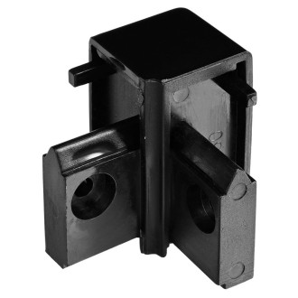 EASY BLACK rohová spojka profilů