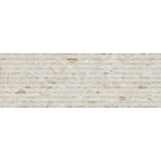 Obklad Realonda Fluted Terrazo Beige 40x120 cm mat FLUTED412TB