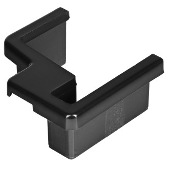 EASY BLACK krytka spojovacího profilu, levá
