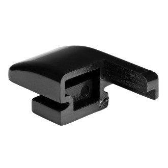 EASY BLACK úchyt pevného skla, levý