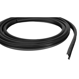 EASY BLACK zamačkávací těsnění boční stěny 1900mm