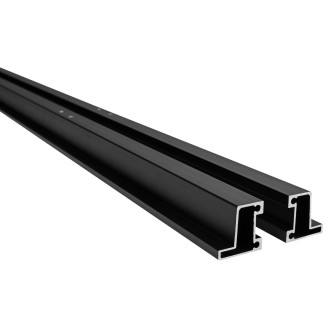 EASY BLACK set vodorovných nastavovacích profilů pivotových dveří 1900mm