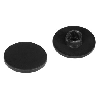 Kulatá krytka vzpěry, černá mat, 2ks v balení