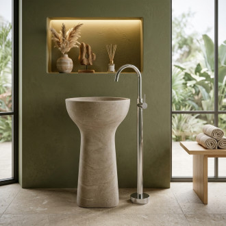 REA Volně stojící baterie LUNGO Chrome REA-B4306