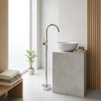 REA Volně stojící baterie LUNGO Chrome REA-B4306