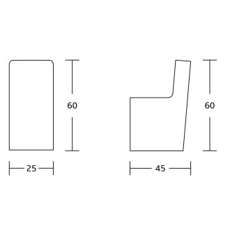 Hranatý háček, chrom