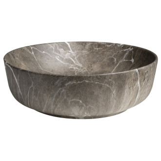 RONDEA keramické umyvadlo na desku Ø 41cm, breccia mramor