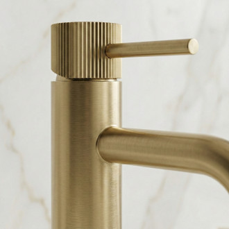 REA Koupelnová baterie Lungo Stripe Brush Gold REA-B8051