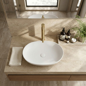 REA Koupelnová baterie Lungo Stripe Brush Gold REA-B8051