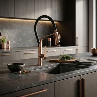 REA Kuchyňská baterie CASTOR - Copper Brush REA-B4320