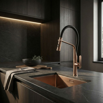 REA Kuchyňská baterie CASTOR - Copper Brush REA-B4320