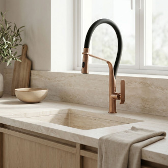 REA Kuchyňská baterie CASTOR - Copper Brush REA-B4320