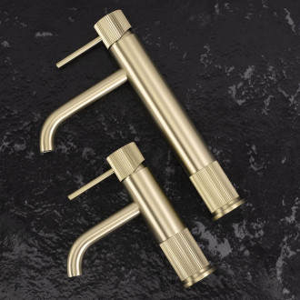 REA Koupelnová baterie Lungo Stripe Brush Gold REA-B8051